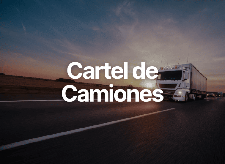 Cartel de Camiones