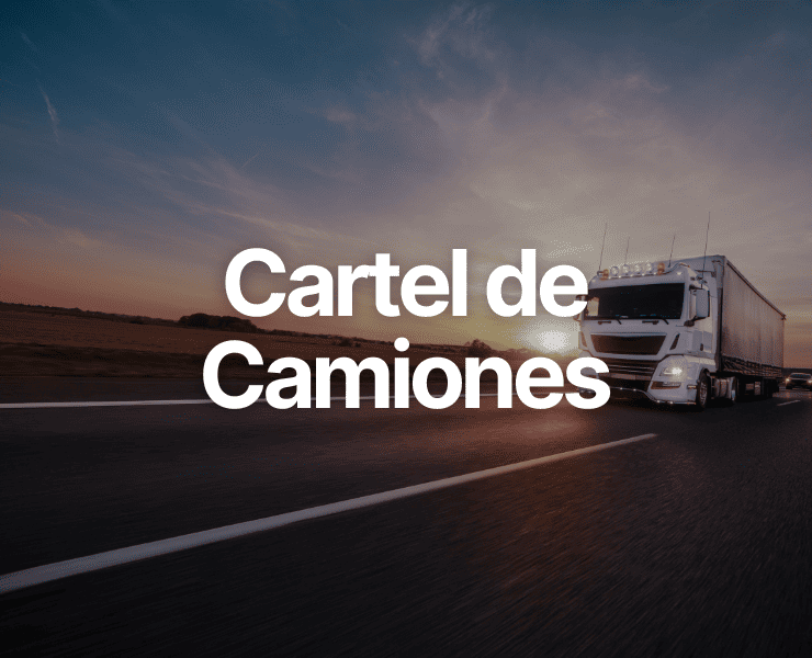 Cartel de Camiones