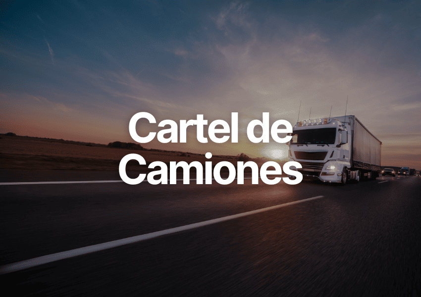 Cartel de Camiones